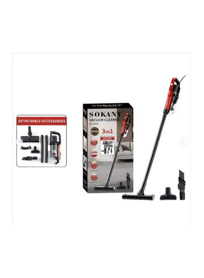 sokany 3in1 Vacuum Cleaner/4m Wire/Detachable Accessories/2600W(SK-13034) - Image 1